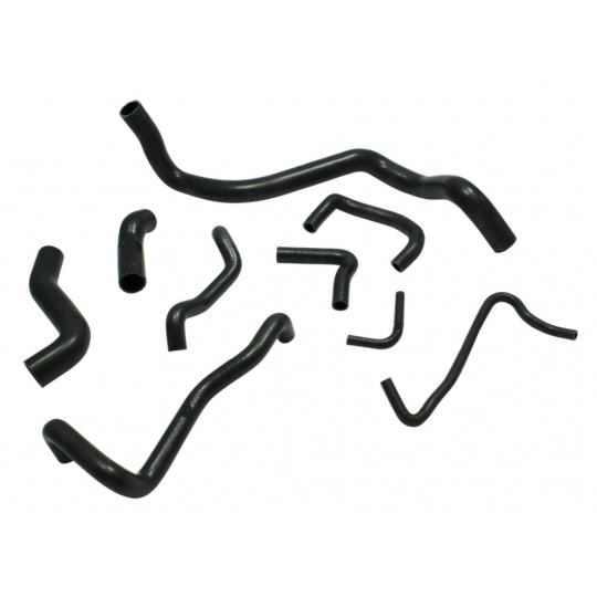 Samco Sport 9-dílná sada silikonových hadic pro vedení chladicí kapaliny pro Škoda Octavia VRS 1999 - 2006 1.8T 20v AUQ, barva: modrá