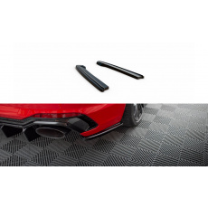 Maxton Design boční difuzory pod zadní nárazník pro Audi RS4 B9, B9 FL, černý lesklý plast ABS
