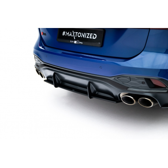 Maxton Design "Street Pro" difuzor zadního nárazníku pro Audi S5 B10, plast ABS bez povrchové úpravy, Sedan / Avant