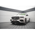 Maxton Design spoiler pod přední nárazník pro Mercedes GLS X167 /AMG- Line, černý lesklý plast ABS