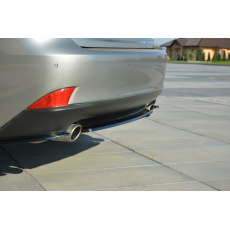 Maxton Design středový spoiler zadního nárazníku bez žebrování pro Lexus IS Mk3, černý lesklý plast ABS, T Maxton Design středový spoiler zadního nárazníku bez žebrování pro Lexus IS Mk3, černý lesklý plast ABS, T