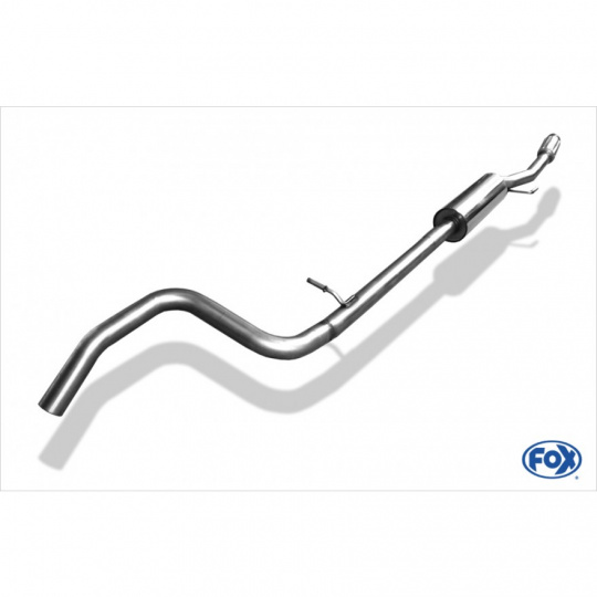 Fox Sportauspuff přední díl s tlumičem pro Peugeot 207 RC s motorem 1.6