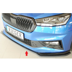 Rieger lipa pod přední nárazník pro Škoda Fabia PJ hatchback, 06/21-, plast ABS bez povrchové úpravy