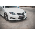 Maxton Design spoiler pod přední nárazník ver.2 pro Lexus IS F Mk2 2007-2013, černý lesklý plast ABS