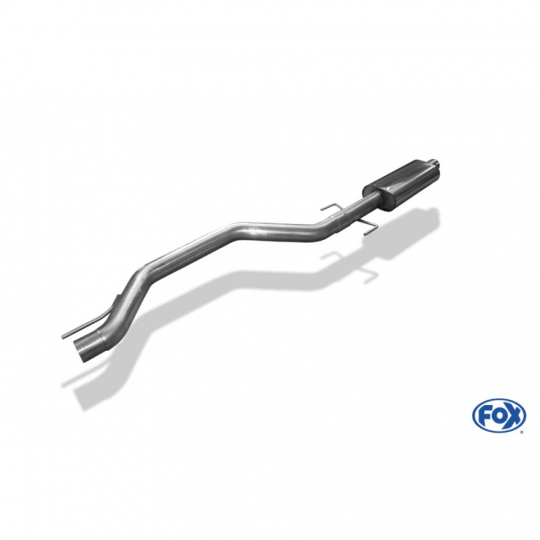 Fox Sportauspuff přední díl s tlumičem pro Opel Signum 2003- s motorem 2.8 Sportheck