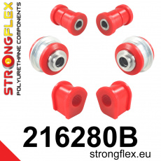 216280B: Strongflex Sada silentbloků předního zavěšení 216280B: Strongflex Sada silentbloků předního zavěšení