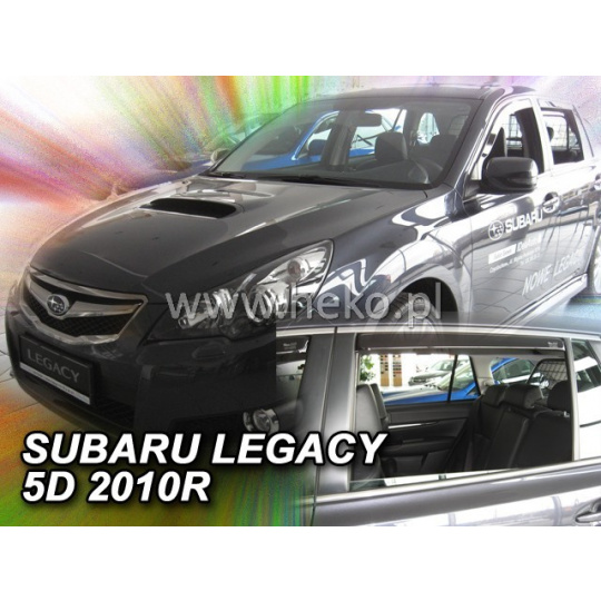 HEKO ofuky oken Subaru Legacy Combi (2009-2014) přední + zadní