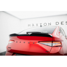 Maxton Design prodloužení spoileru 3d pro Škoda Enyaq iV Mk1, černý lesklý plast ABS