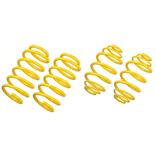Sportovní pružiny ST Suspensions pro Seat Leon ST 5F8, FWD, max. zatížení PN do 1080 kg, snížení 10 mm / 10 mm