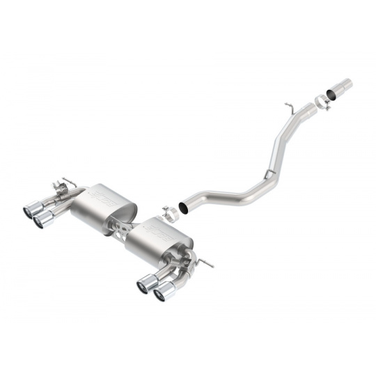 Borla Cat-Back výfukový systém S-Type pro Volkswagen Golf 7 R 2,0l Turbo AWD, 4-dvéř., r.v. od 15-17