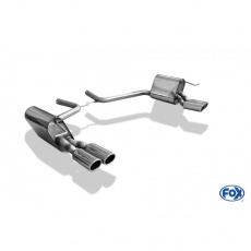 Fox Sportauspuff koncový tlumič výfuku s koncovkou 2x88x74 Typ 32 na obou stranách pro Mercedes třída E S211 2002- s motorem 1.8, 2.6, 2.8 CDI, 3.0, 3.2, 3.2 CDI, 4.0 CDI, 5.0