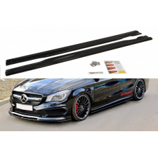 Maxton Design difuzory pod boční prahy pro Mercedes CLA C 117/AMG, černý lesklý plast ABS Maxton Design difuzory pod boční prahy pro Mercedes CLA C 117/AMG, černý lesklý plast ABS