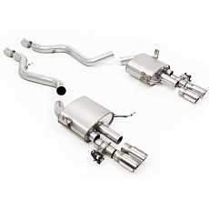 Milltek Sport výfukový systém cat-back s klapkami pro BMW řada 3 E90 M3 4.0 V8 Sedan 2007-2011, leštěné koncovky Milltek Sport výfukový systém cat-back s klapkami pro BMW řada 3 E90 M3 4.0 V8 Sedan 2007-2011, leštěné koncovky