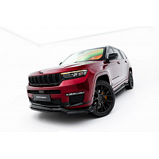 Maxton Design spoiler pod přední nárazník pro Jeep Grand Cherokee L Mk5, černý lesklý plast ABS