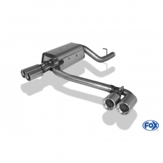 Fox Sportauspuff koncový tlumič výfuku s koncovkou 2x80 Typ 17 na obou stranách pro Mercedes CLK 209 2002- s motorem 1.8 K, 2.6, 2.7 CDI, 3.0, 3.0 CDI, 3.2, 3.5, 5.0