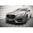 Maxton Design spoiler pod přední nárazník pro Jaguar XF Mk2 /R-Sport, černý lesklý plast ABS