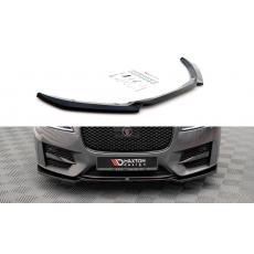 Maxton Design spoiler pod přední nárazník pro Jaguar XF Mk2 /R-Sport, černý lesklý plast ABS Maxton Design spoiler pod přední nárazník pro Jaguar XF Mk2 /R-Sport, černý lesklý plast ABS