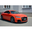 Maxton Design spoiler pod přední nárazník ver.2 pro Audi TT RS 8S, černý lesklý plast ABS