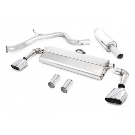 Milltek Sport výfukový systém cat-back Road+ pro Seat Leon Cupra 300 2.0 TSI (bez OPF/GPF) 2018-2019, oválná leštěná koncovka