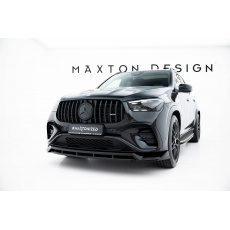 Maxton Design spoiler pod přední nárazník pro Mercedes GLE Coupe C167 Facelift, SUV W167 Facelift, černý lesklý plast ABS