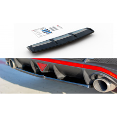 Maxton Design středový spoiler zadního nárazníku pro Hyundai i30 N Mk3, černý lesklý plast ABS, fastback Maxton Design středový spoiler zadního nárazníku pro Hyundai i30 N Mk3, černý lesklý plast ABS, fastback