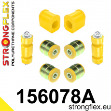 156078A: Strongflex Sada polyuretanových silentbloků předního zavěšení varianta SPORT 156078A: Strongflex Sada polyuretanových silentbloků předního zavěšení varianta SPORT
