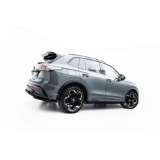 Maxton Design difuzory pod boční prahy pro Volkswagen Tiguan R-Line Mk3, černý lesklý plast ABS