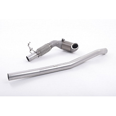Milltek Sport litinový downpipe s Race katalyzátorem 200 Cell pro Audi S3 2.0 TFSI quattro 3-dvéř. 8V/8V.2 (bez GPF) 2013-2018, pouze pro Milltek Sport cat-back systém