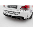 Maxton Design "Street Pro" difuzor zadního nárazníku pro BMW řada 1 E82, plast ABS bez povrchové úpravy, M Coupe, s červenou linkou