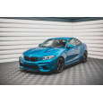 Maxton Design spoiler pod přední nárazník ver.2 pro BMW M2 F87, černý lesklý plast ABS