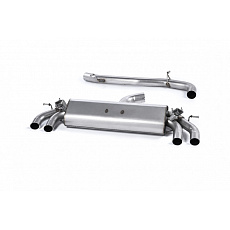 Milltek Sport výfukový systém cat-back GPF/OPF Back - bez rezonátoru (hlasitější) pro Seat Ateca Cupra 300 4Drive (s GPF/OPF) vč. Facelift 2019-2024, GT-100 černé koncovky