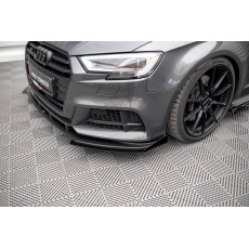 Maxton Design rohové spoilery pod přední nárazník pro Audi S3 8V FL, plast ABS bez povrchové úpravy, Sportback