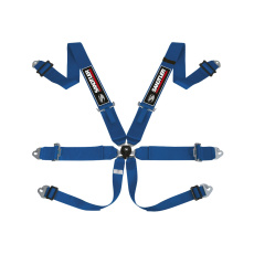 Sandtler Sponsor šestibodový bezpečnostní pás s homologací FIA, barva modrá