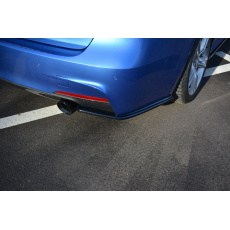 Maxton Design boční difuzory pod zadní nárazník pro BMW řada 3 F30 Facelift, černý lesklý plast ABS