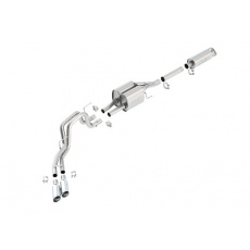 Borla Cat-Back výfukový systém "Touring" pro Ford F-150 SVT Raptor/Harley Davidson (6,2l) V8 EC/SB, CC/SHB, r.v. od 10-14 Borla Cat-Back výfukový systém "Touring" pro Ford F-150 SVT Raptor/Harley Davidson (6,2l) V8 EC/SB, CC/SHB, r.v. od 10-14