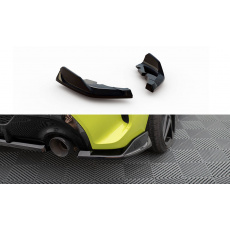 Maxton Design boční difuzory pod zadní nárazník ver. 9 pro BMW řada 1 F40, černý lesklý plast ABS, M-Pack / M135i