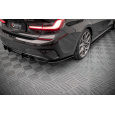 Maxton Design "Street Pro" boční difuzory pod zadní nárazník v.1 pro BMW řada 3 G20 M-Pack, G21 M-Pack, plast ABS bez povrchové úpravy