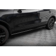 Maxton Design difuzory pod boční prahy pro Volkswagen Touareg Mk2, černý lesklý plast ABS