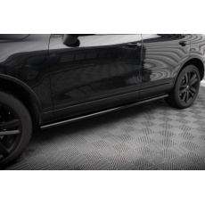Maxton Design difuzory pod boční prahy pro Volkswagen Touareg Mk2, černý lesklý plast ABS