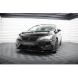 Maxton Design spoiler pod přední nárazník ver.2 pro Seat Leon Mk3 Facelift, černý lesklý plast ABS