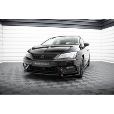 Maxton Design spoiler pod přední nárazník ver.2 pro Seat Leon Mk3 Facelift, černý lesklý plast ABS Maxton Design spoiler pod přední nárazník ver.2 pro Seat Leon Mk3 Facelift, černý lesklý plast ABS