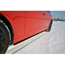 Maxton Design difuzory pod boční prahy pro BMW řada 3 F30, černý lesklý plast ABS
