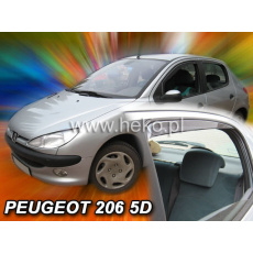 HEKO ofuky oken Peugeot 206 htb 5dv (1998-2009) přední + zadní