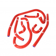 Samco Sport 7-dílná sada silikonových hadic pro doplňkové vedení chladicí kapaliny pro Ford Escort Mk3 1983 - 1984 RS1600i, barva: modrá