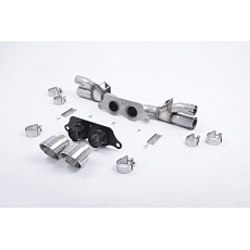 Milltek Sport výfukový systém cat-back pro Porsche 911 991.1 GT3/GT3 RS 2013-2017, GT-100 leštěné koncovky