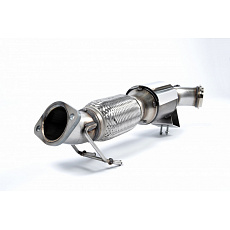 Milltek Sport downpipe a Hi-Flow sportovní katalyzátor 200 Cell Race-only pro Ford Focus Mk3 ST 2.0l EcoBoost Estate / Sedan / Limosine 2012-2018