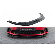 Maxton Design spoiler pod přední nárazník pro Volkswagen Golf GTI Mk7, černý lesklý plast ABS