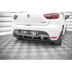 Maxton Design středový spoiler pod zadní nárazník s žebrováním pro Renault Clio RS Mk4, černý lesklý plast ABS Maxton Design středový spoiler pod zadní nárazník s žebrováním pro Renault Clio RS Mk4, černý lesklý plast ABS