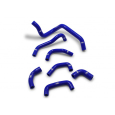 Samco Sport 7-dílná sada silikonových hadic pro doplňkové vedení chladicí kapaliny pro Jeep Cherokee XJ 1994-2001 2.5l TD (VM engine), barva: modrá