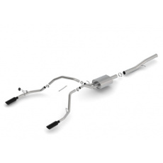 Borla Cat-Back výfukový systém "S-Type" pro Chevrolet Silverado 1500 6,2l EC/SB 78,7", CC/SHB 69,3", WB 143,5", r.v. od 14-18, typ koncovek: černé